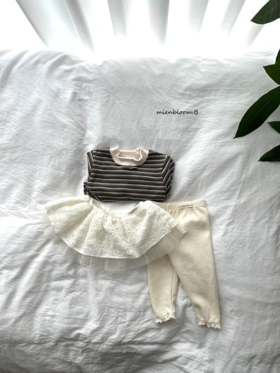 Bloom.b20｜(0m-24m/85cm-125cm) 天鵝絨蕾絲內搭褲14