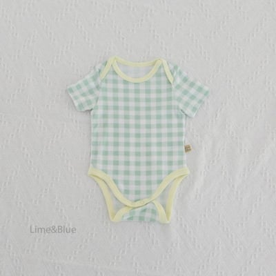 LIME&BLUE32｜(55-118cm MOM-DAD)  格紋親子套裝11