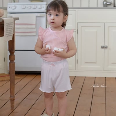 bebe nine25  (65cm-115cm) 3色彈力木耳邊打底褲17