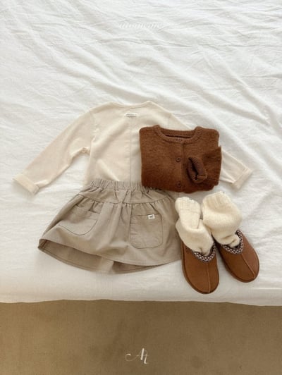 Atomeme29｜(70cm-110cm) 簡約毛絨針織開襟外套6