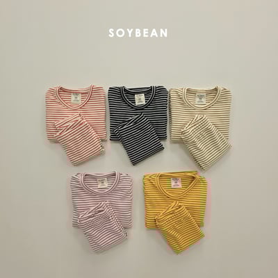 Soybean43｜(75cm-118cm) 條紋家居套裝15