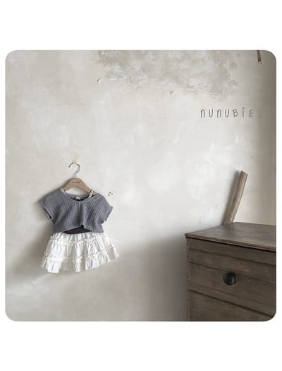 NUNU BIEL32｜(65-115cm) 鏤空編織衫/包屁裝9