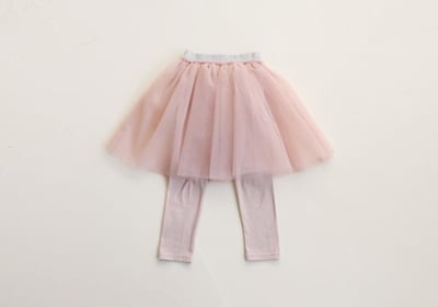 FLO23｜(75-140) 3色薄紗內搭褲裙25