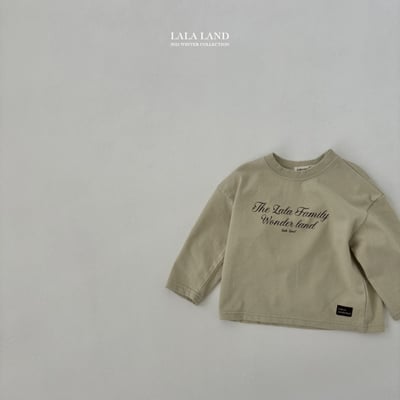 lala land68｜(75cm-120cm) 3色簡約英字上衣23