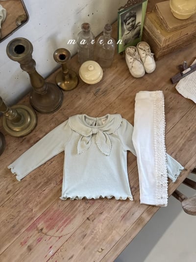 Marron52｜(1y-6y) 刺繡滾邊緊身褲14