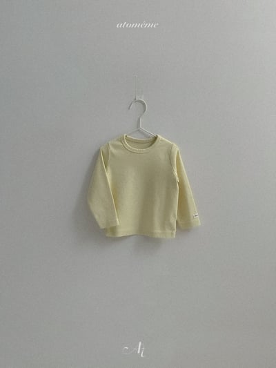 Atomeme37｜(70-110) 素面小標上衣5
