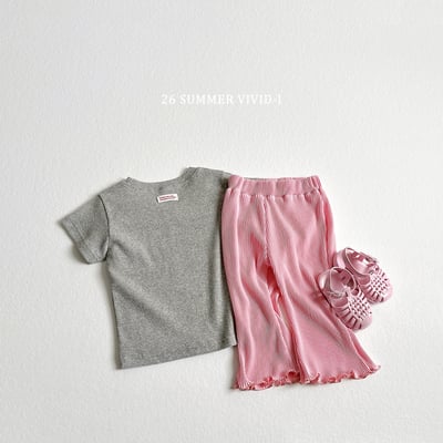 vivid55｜(78cm-125cm) 3款素色小標籤羅紋上衣21