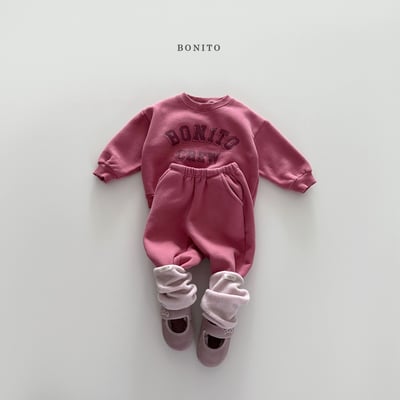 Bonito48｜(75cm-125cm) 素面休閒束口褲11