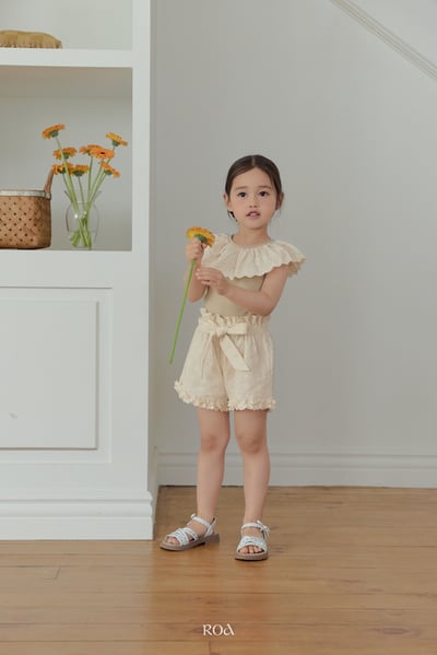 ROA26｜(6m-18m) 2色蕾絲大翻領上衣19