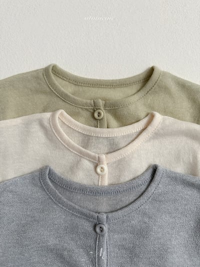 Atomeme06｜(70-110) 鈕扣設計開襟外套8