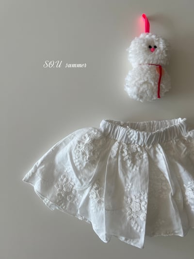 SO.U16｜(6m-4y) 刺繡包屁短裙3