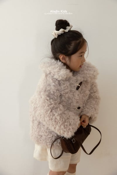 ALADIN09｜(75cm-114cm) 毛茸茸牛角扣外套7