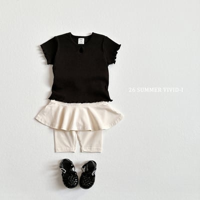 vivid87｜(78cm-125cm) 3款素色荷葉裙邊褲裙12