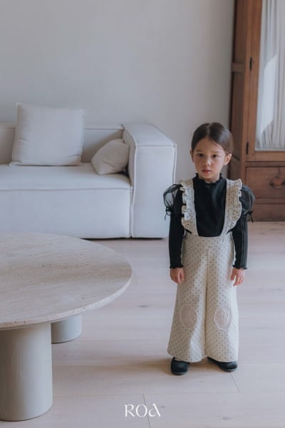 ROA29｜(80cm-120cm) 2色氣質點點吊帶褲16