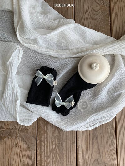 Bebe holic57｜(Free) 蝴蝶結中長襪4