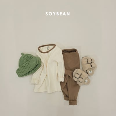 Soybean57｜(75cm-118cm) 撞色內刷毛套裝9