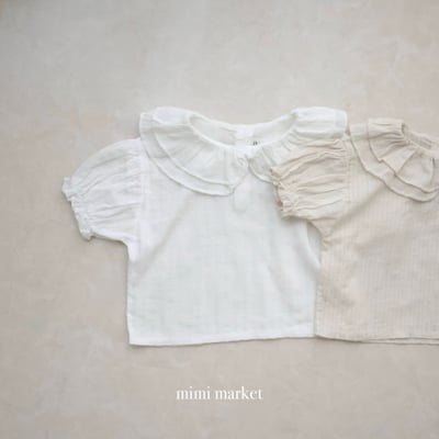 mimi market34 (75-90cm)  雙層荷葉邊上衣8