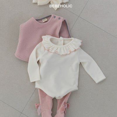 Bebe holic24｜(3m-18m) 荷葉捲邊領包屁衣8