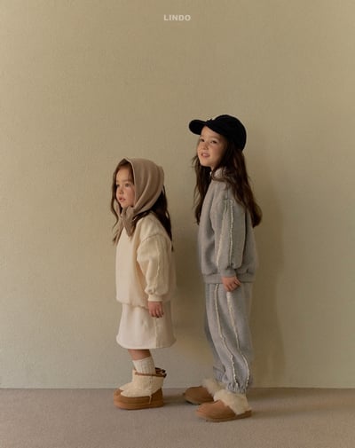 Lindo62｜(80cm-125cm) 蕾絲休閒縮口褲12