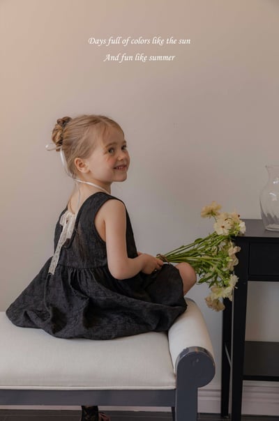 M-KIDS09｜(65-115cm) 珍珠蝴蝶結氣球洋裝19