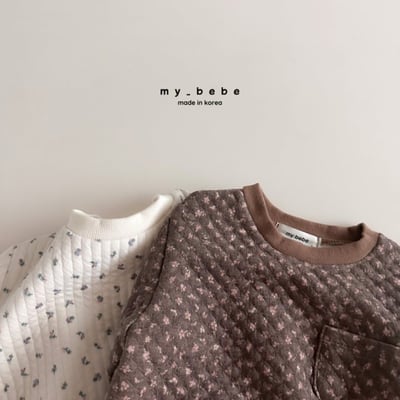 my_bebe24｜(-6m-12m-) 絎縫印花連身衣含帽子13