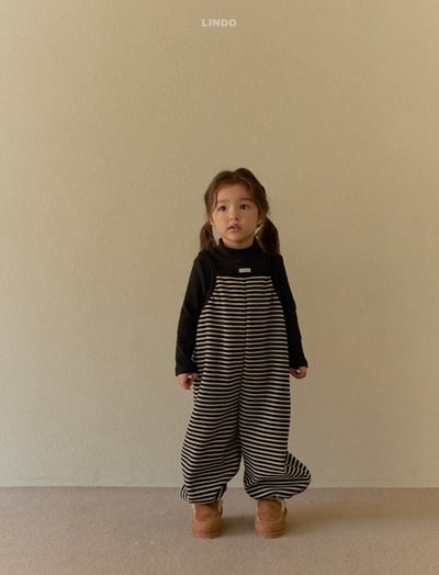 Lindo42｜(80cm-125cm) 高領波點小標上衣14