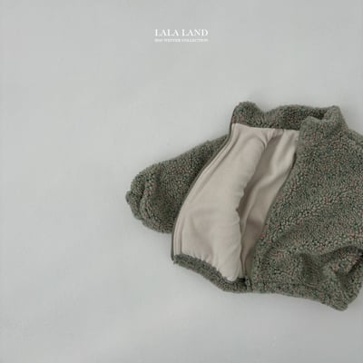 lala land44｜(75cm-120cm) 3色印花刷毛拉鍊外套23