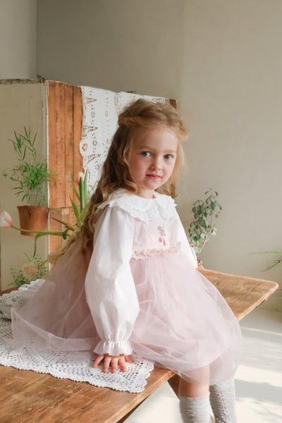 FLO17｜(75-140) 2色蕾絲滾邊荷葉襯衫17