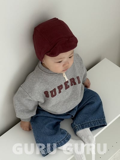 GURU GURU03｜(~1y-6y) 2色英字休閒上衣6