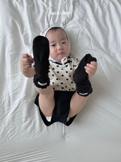 lala land39｜(3m-18m) 3色捲邊無根長襪14