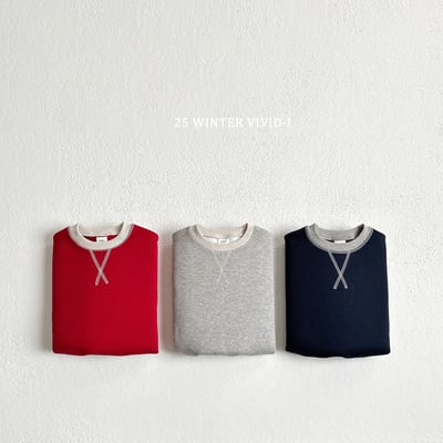 vivid56｜(78cm-125cm) 撞色休閒上衣3