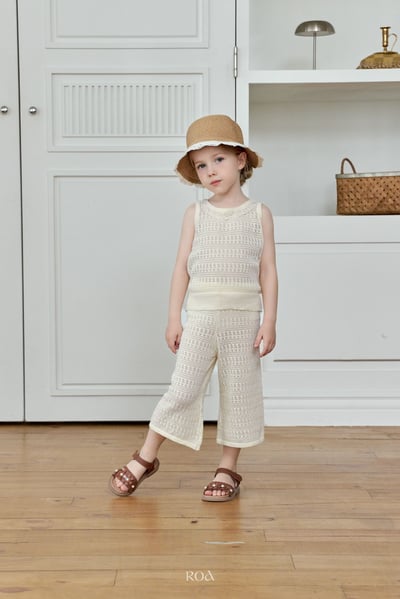 ROA05｜(6m-18m) 1色針織雕花鏤空套裝7