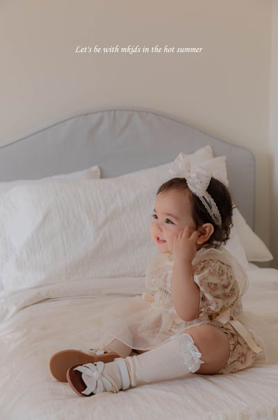 M-KIDS48｜(65-80cm) 蕾絲髮帶7