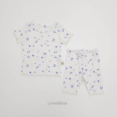 LIME&BLUE17｜(80-118cm)  水彩噴畫居家服10