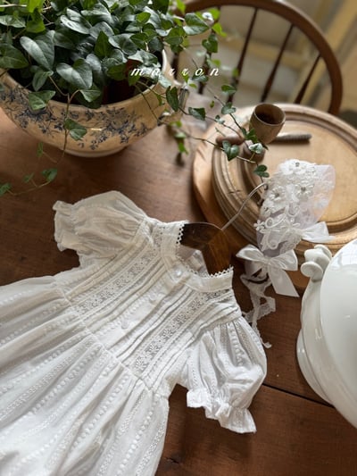 Marron03｜(3m-18m 1y-6y) 公主泡泡袖套裝9