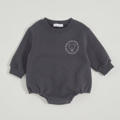 Oottbebe19｜(0m-12m) 棉質熊熊印花包屁衣17