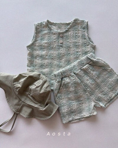 AOSTA02｜(6m-5y) 3色格子短褲20