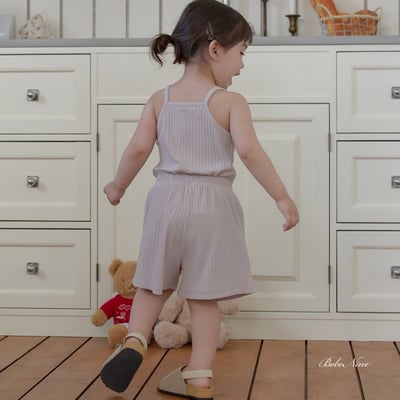 bebe nine48  (65cm-115cm) 3色無袖羅紋套裝14