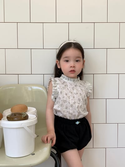 JE34｜(73-100cm) 碎花背心套裝11