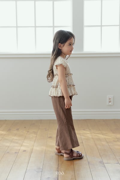 ROA23｜(6m-18m) 2色櫻桃捲邊層次上衣18