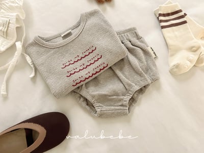 Valubebe 17｜(65-90cm) 華夫格無袖上衣5