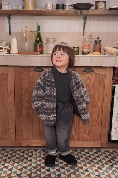 onu 15｜(70cm-115cm) 北歐印花刷毛外套14