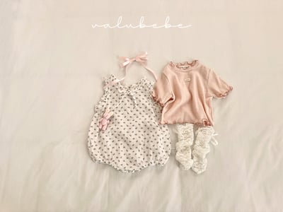 Valubebe 56｜(65-90cm) 木耳邊小標上衣9