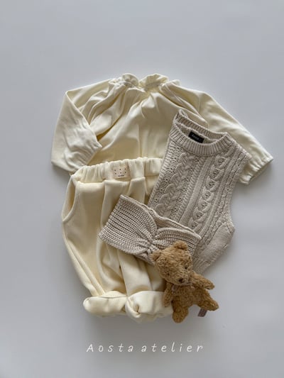 AOSTA02｜(0y-5y) 針織紐結髮帶16