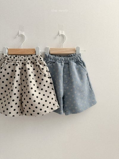 MiniRobe17｜(70-110) 波點六分短褲3