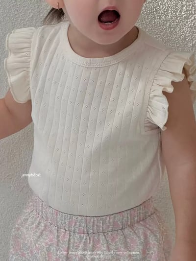 JE719｜(80-110cm) 小碎花連身短褲/荷葉背心15