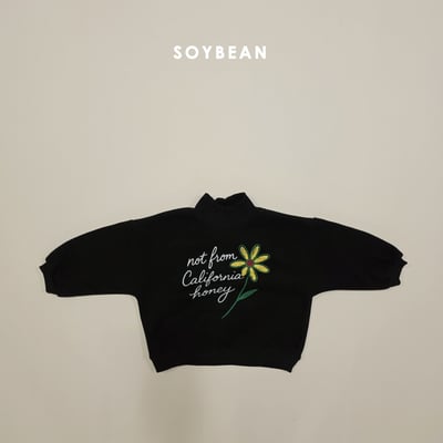 Soybean45｜(75cm-118cm) 花卉印花高領上衣14