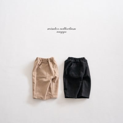 anggo21｜(75cm-120cm) 雙口袋簡約棉褲4