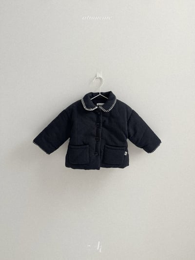 Atomeme35｜(70cm-110cm) 滾邊夾層棉厚外套15