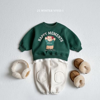 vivid91｜(78cm-125cm) 小熊印花休閒套裝13